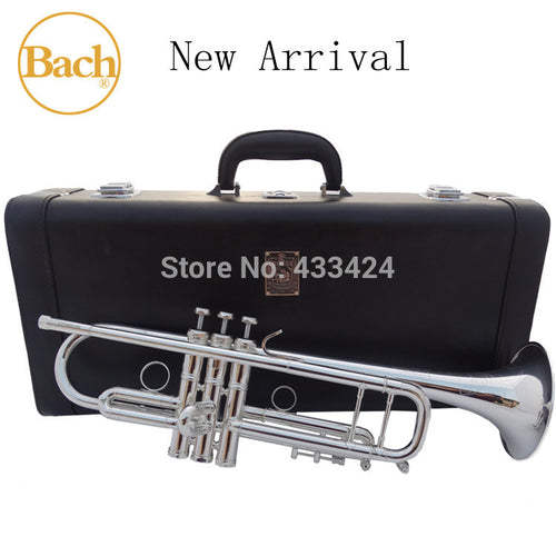 Taiwan Bach Original 5 times Silver-Plated Professional trumpet