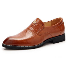 Men Dress New Men Slip-on Oxfords Man Split Leather Shoes