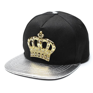 Women & Men Snapback Hat KING Crown Baseball Caps