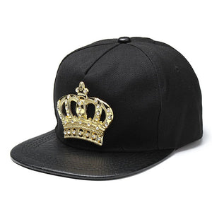 Women & Men Snapback Hat KING Crown Baseball Caps