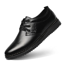 Men Business Flats Man Elegant PU Leather Casual Shoes