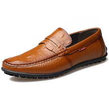 Men Loafers New Hand-made Leather Driving Shoes