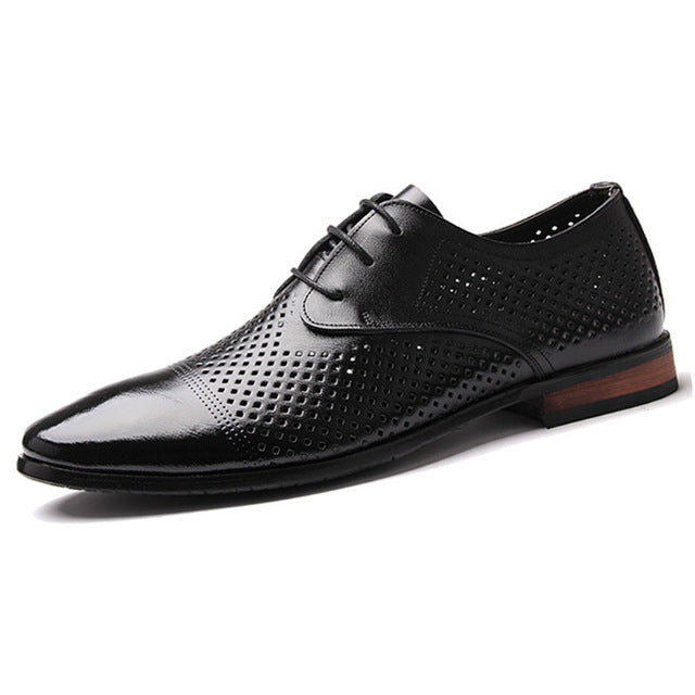 Men Dress New Summer Style Pointed Toe Men Leather Shoes