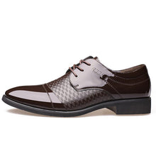 Men Fashion Patchwork PU Leather Shoes