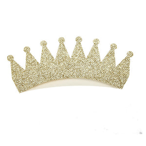 Children Glitter Birthday Crown Baby Girl Hair