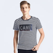 Men New arrival striped brand-clothing fashion printed T-shirt