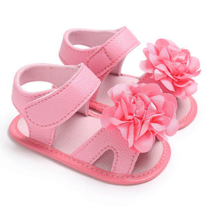 Baby girls flowers shoes summer Toddler Girl Crib Shoes
