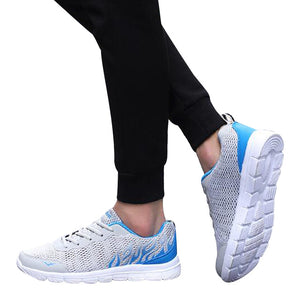 Men Summer Style Mesh Flats Lace-Up Casual  Shoes