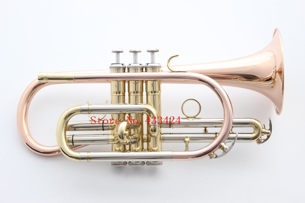 American Bach Corneta Cornet Gold-Lacquer B flat Bb professional trumpet