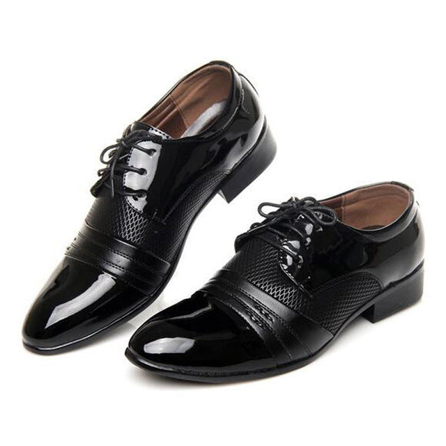 Men Classical Dress Vintage Men's Oxfords Flats Shoes