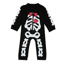 Boy Skeleton Romper Jumpsuit Outfits Infant skull printed clothing