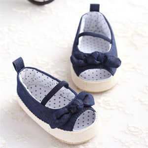 Girl SummerFirst Walkers Denim Baby Sneakers Shoes