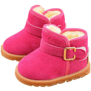 Children winter baby snow boots