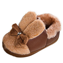Girl Princess Bowknot Winter Warm First Walkers Soft Soled Shoes
