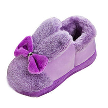 Girls Princess Bowknot Winter Shoes