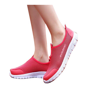 Woman Casual Shoes Sneakers Network Soft Breathable Shoes