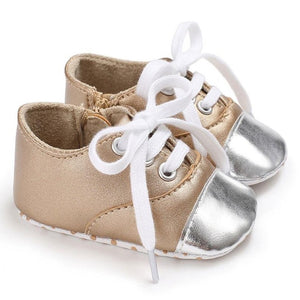 Boy & Girl PU Leather Babe Soft Soled Classic Casual Shoes