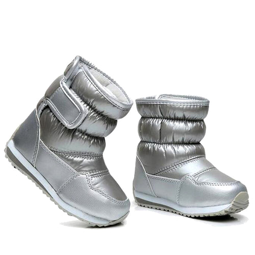 Girl & Boy mid-calf bungee lacing snow boots