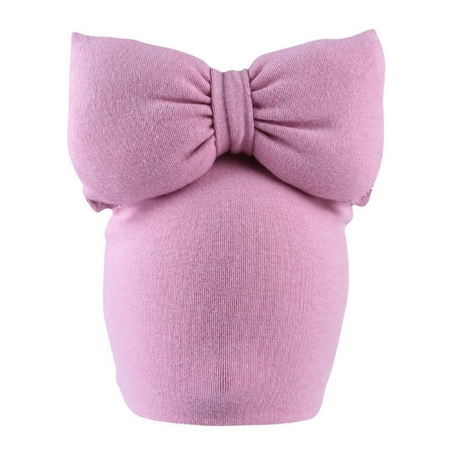 Baby Hat Lovely BowKnot Cotton Turban Caps