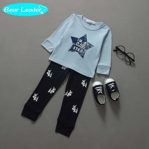 Boy New style clothes Cotton boy letter star clothing