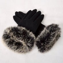 Women Wool Autumn Winter Luxury Cashmere Gloves