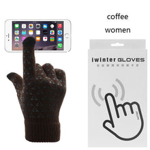 Men Male Winter Warm Fleece Lined Thermal Knitted Gloves