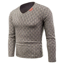 Men Fashion Knitted Fleece Liner Long Sleeve Tshirt