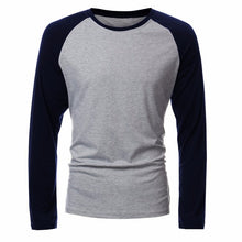 Men Spring Brand Clothing Men's Long Sleeve Round Neck T-shirts