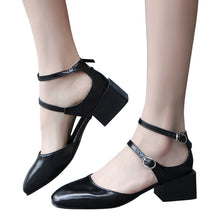 Woman Double Ankle Strap Fashion Party Shoes