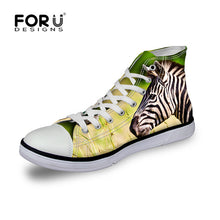 Men Fashion 3D Pet Dog Vulcanize Shoes