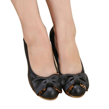 Woman PU Leather Wedges Loafers Shoes