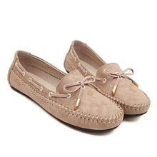 Woman Flock Loafers Soft Casual Shoes