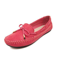 Woman Flock Loafers Soft Casual Shoes