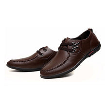 Men Loafers New Lace-up Business Flats Shoes