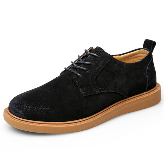 Men Leather Oxford Casual Shoes