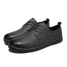Men Casual Fashion Retro Artificial Leather Oxford Shoes