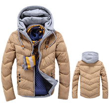 Men Winter Hooded Fashion Casual Jacket