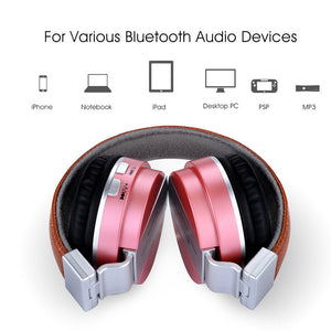 Bluetooth Headphones Over Ear Stereo Wireless Headset
