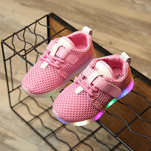 Boys & Girls kids Light Up Luminous Child Trainers Running Sneakers
