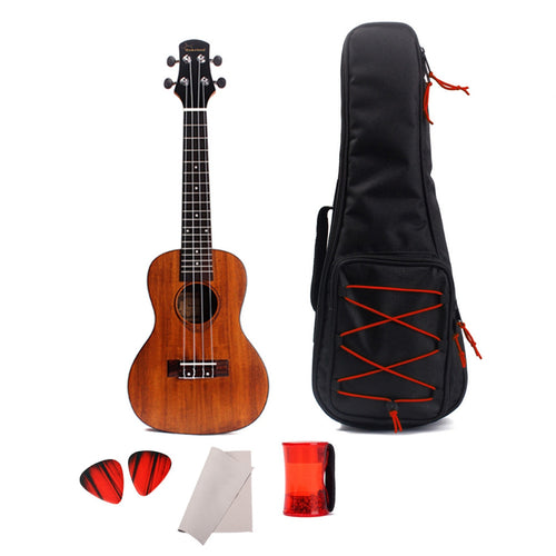 Guitar 24 Inch Ukulele Solid Acacia Concert Acoustic Guitar