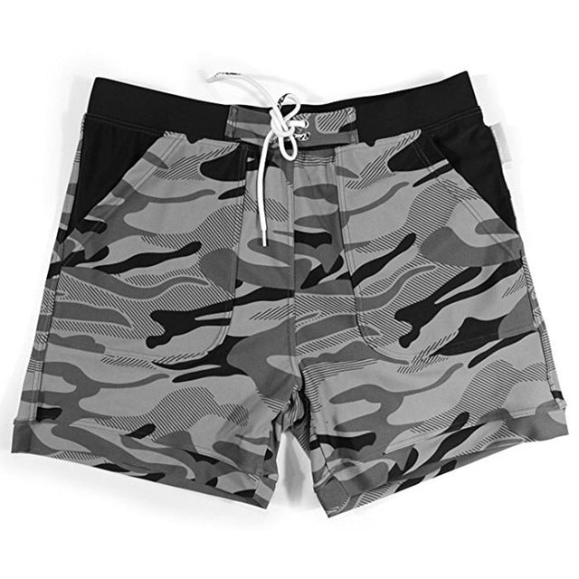Men Camouflage Board Shorts Quick Dry Beach Shorts