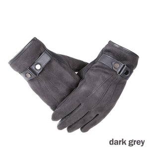 Men Thicken Warm Cashmere Thermal Mittens Gloves