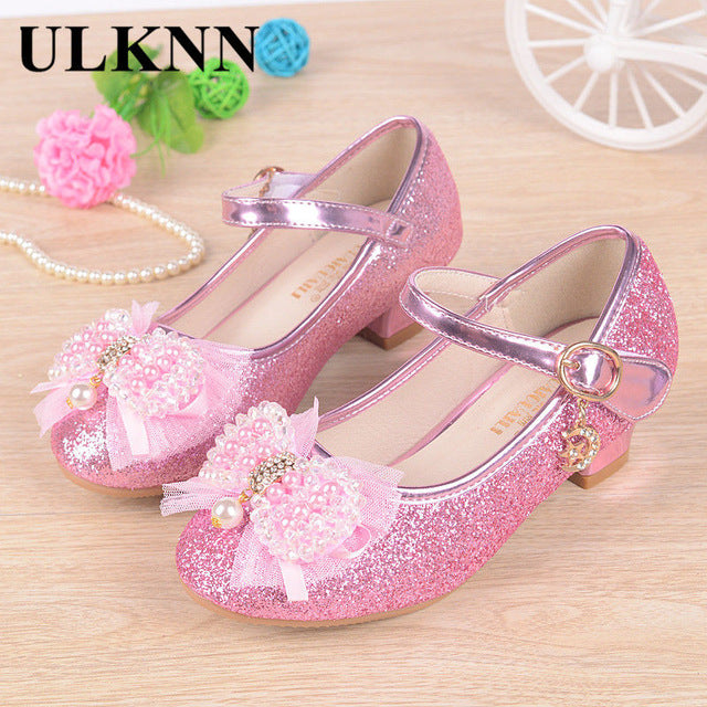 Girl Leather Shoes Children Kids Shoes