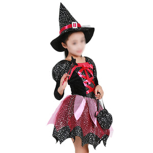 Kid Halloween Witch Clothes Costume