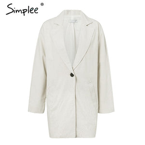 Women Elegant pocket button ladies Blazer