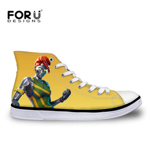 Boys Teenager High-top Vulcanized Shoes