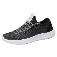 Men Mesh Round Breathable Flat Sneakers Running Shoes
