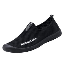 Men Mesh Round Breathable Flat Sneakers Shoes