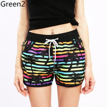 Men And Women Couples Hawaii Style Lovers Beach Shorts