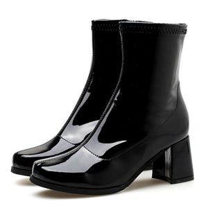 Women Winter Solid Pumps Sexy Ankle Boots